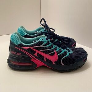 Nike Air Max Blue and Pink Torch 4 Women’s Size 5 shoes, Athletic casual shoes